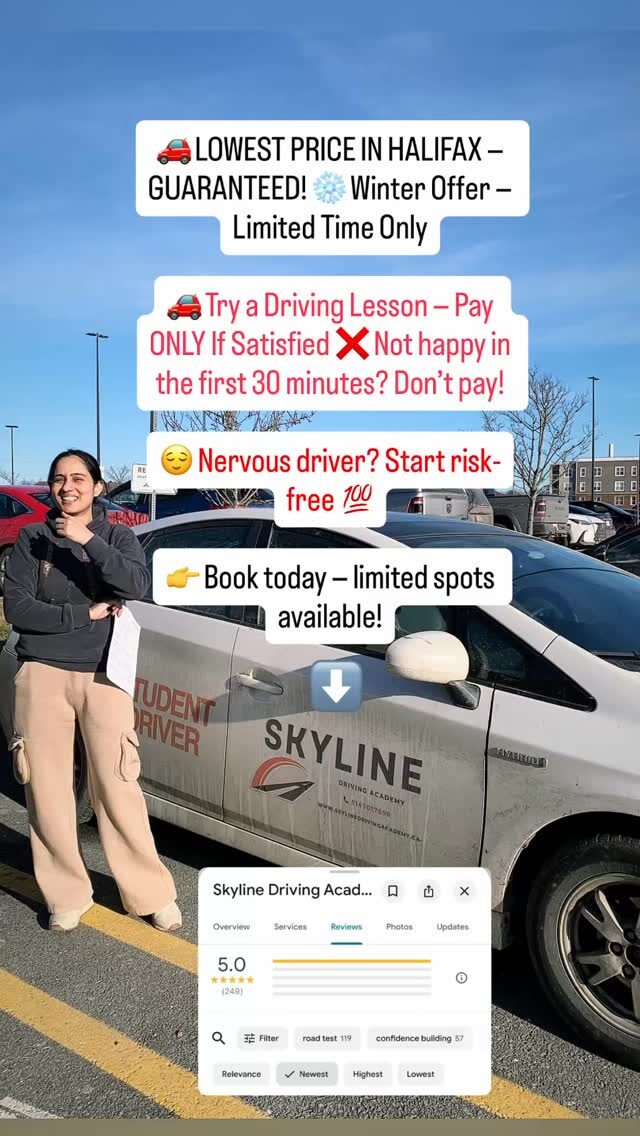 Instagram post from skyline_drivingacademy_halifax. This post is in position 3.